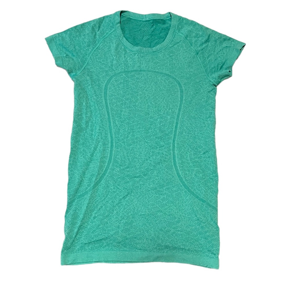 Teal Lululemon Swiftly Tech Short Sleeve